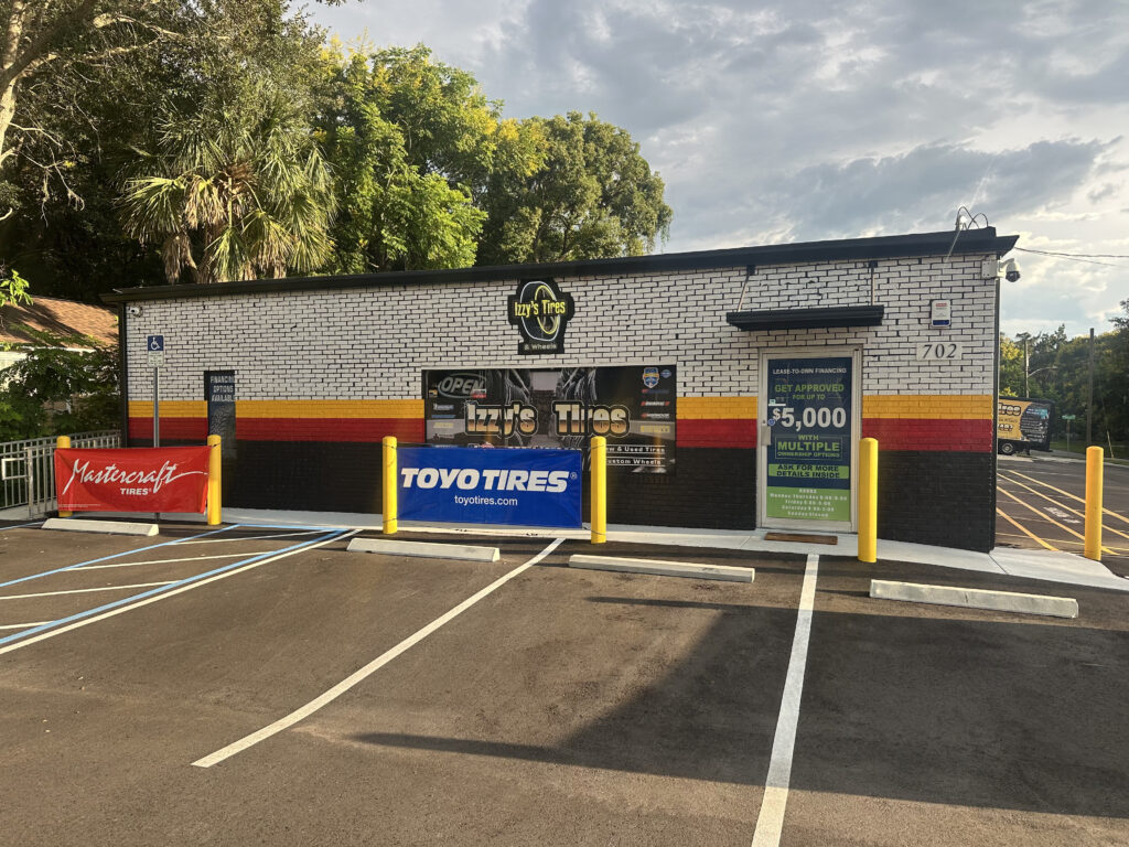 storefrnot of tire shop